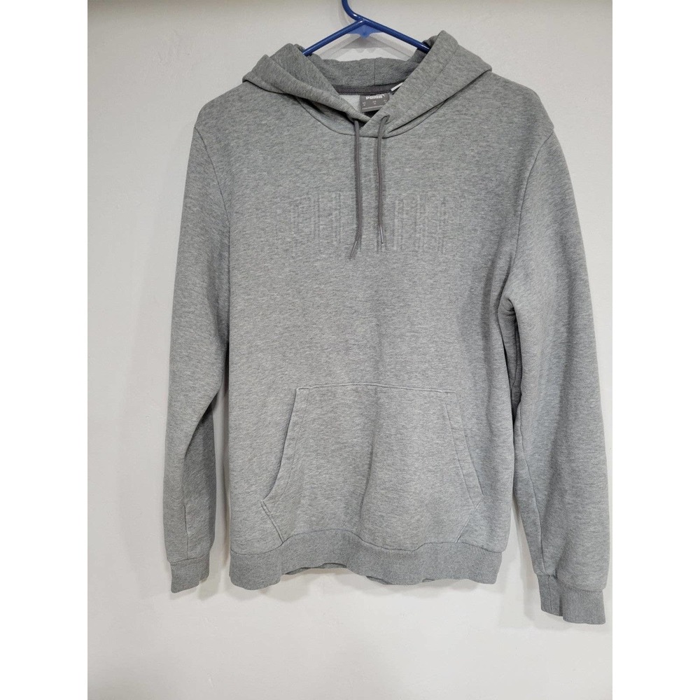 PUMA Hoodie Grey Men Size Medium